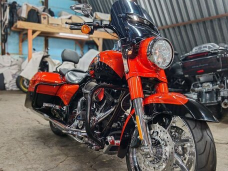 2013 Harley-Davidson Road King, оранжевый, 1550000 рублей, вид 1