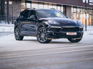 2011 Porsche Cayenne Diesel II (958), чёрный, 2500000 рублей, вид 3
