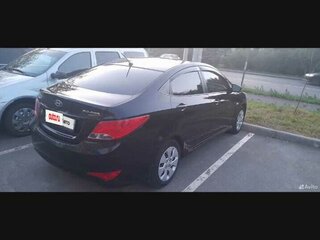 2015 Hyundai Solaris I Рестайлинг, чёрный, 690000 рублей, вид 3