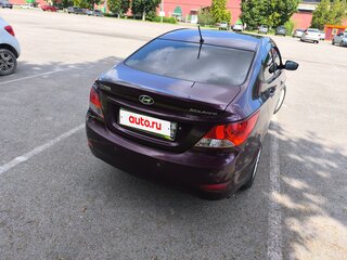 2011 Hyundai Solaris I, фиолетовый, 715000 рублей, вид 4