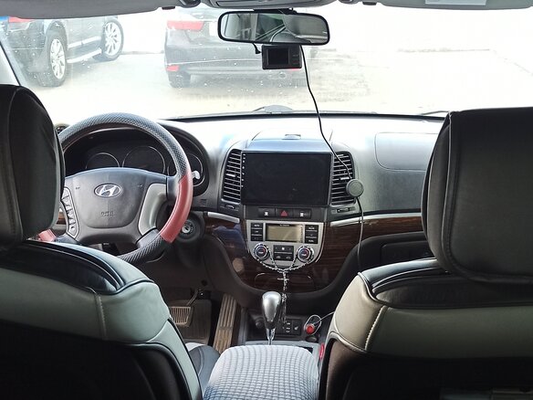 2011 Hyundai Santa Fe II Рестайлинг, чёрный, 1550000 рублей - вид 2