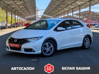 2013 Honda Civic IX, белый, 1224900 рублей, вид 1