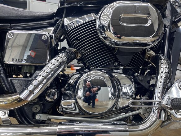 2000 Honda Shadow 400, чёрный, 415000 рублей - вид 6