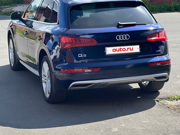 2019 Audi Q5 45 TFSI II (FY), синий, 2800000 рублей - вид 8