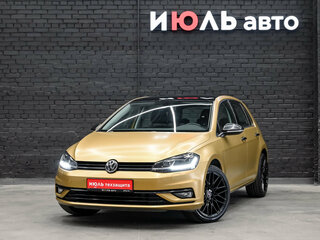 2018 Volkswagen Golf VII Рестайлинг, жёлтый, 1860000 рублей, вид 1