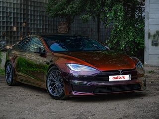 2022 Tesla Model S Long Range I Рестайлинг 2, чёрный, 6555000 рублей, вид 4