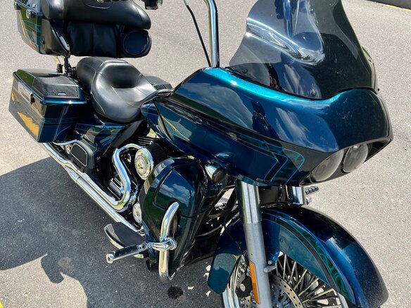 2012 Harley-Davidson CVO Road Glide, синий, 1095000 рублей - вид 5