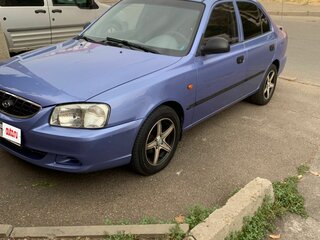 2006 Hyundai Accent ТагАЗ II, фиолетовый, 360000 рублей, вид 3