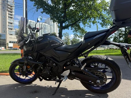 2021 Yamaha MT-03, чёрный, 650000 рублей, вид 4