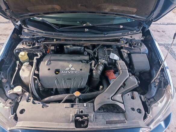 2008 Mitsubishi Lancer X, синий, 690000 рублей - вид 11