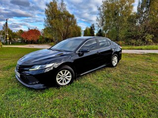 2018 Toyota Camry VIII (XV70), чёрный, 2250000 рублей, вид 1