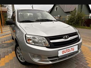 2013 Lada (ВАЗ) Granta I, серебристый, 520000 рублей, вид 3