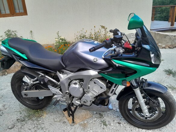 2005 Yamaha FZS600 Fazer, серый, 370000 рублей - вид 1