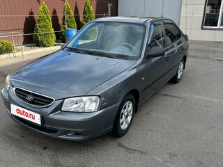 2007 Hyundai Accent ТагАЗ II, серый, 450000 рублей, вид 1