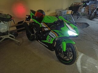 2024 Kawasaki ZX-6R Ninja, зелёный, 1400000 рублей, вид 4