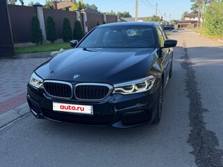 2019 BMW 5 серии 530d xDrive VII (G30/G31/G38), синий, 3700000 рублей, вид 2