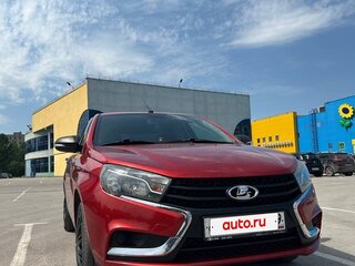 2016 Lada (ВАЗ) Vesta I, красный, 820000 рублей, вид 2