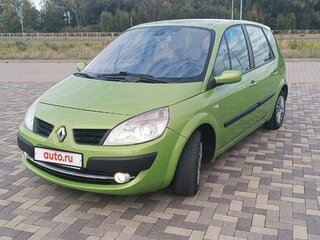 2008 Renault Scenic II Рестайлинг, зелёный, 590000 рублей, вид 1