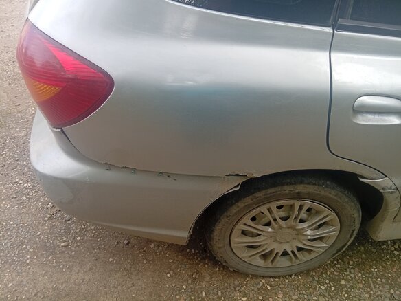 2002 Kia Rio I, серебристый, 95000 рублей - вид 7