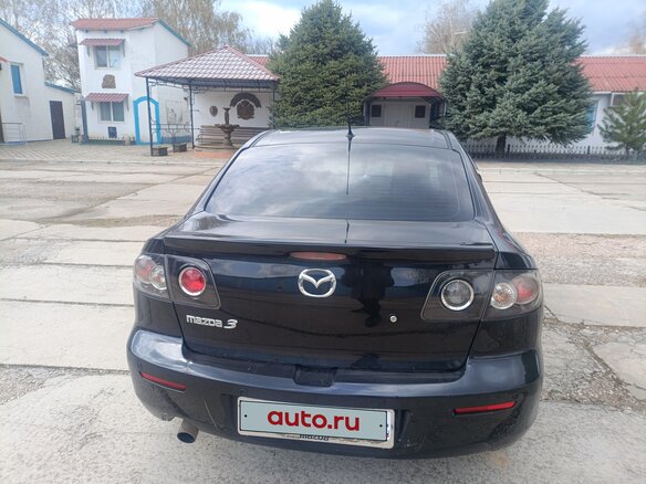 2006 Mazda 3 I (BK) Рестайлинг, чёрный, 750000 рублей - вид 3
