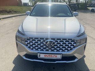 2021 Hyundai Santa Fe IV Рестайлинг, серебристый, 3870000 рублей, вид 2