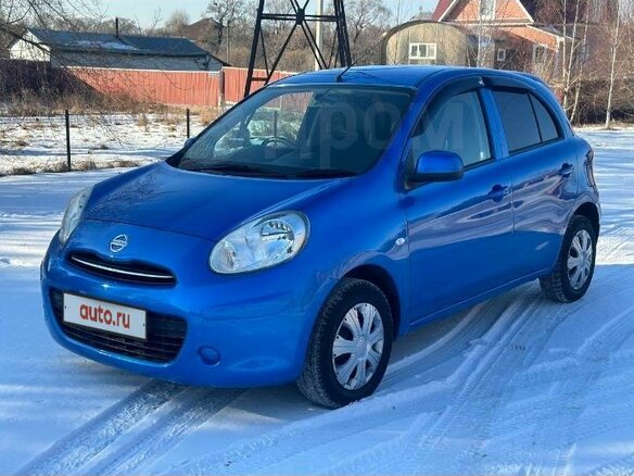 2012 Nissan March IV (K13), синий, 670000 рублей - вид 2
