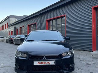 2008 Mitsubishi Lancer X, чёрный, 690000 рублей, вид 2