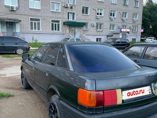 1990 Audi 80 IV (B3), чёрный, 90000 рублей, вид 3