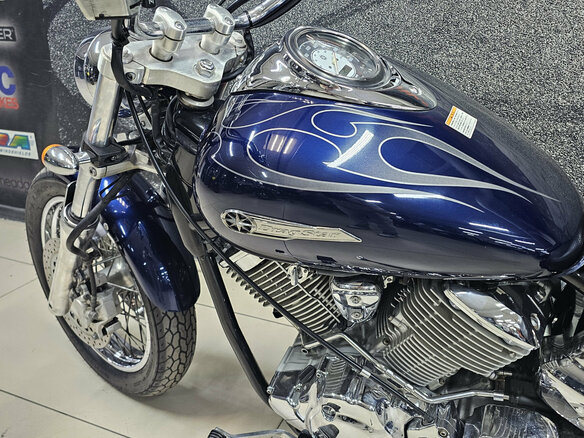 2008 Yamaha XVS1100, синий - вид 10