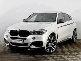 2017 BMW X6 30d II (F16), белый, 4390900 рублей, вид 2