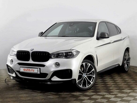 2017 BMW X6 30d II (F16), белый, 4390900 рублей - вид 1