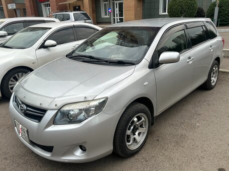 2011 Toyota Corolla Fielder X (E140, E150) Рестайлинг, серебристый, 950000 рублей, вид 2