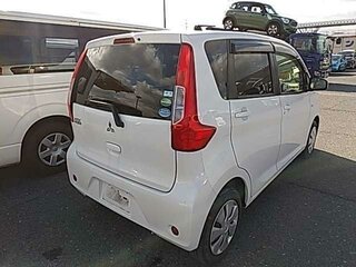 2015 Mitsubishi eK Wagon III Рестайлинг, белый, 725000 рублей, вид 4