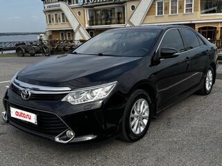 2016 Toyota Camry VII (XV50) Рестайлинг, чёрный, 2250000 рублей, вид 1