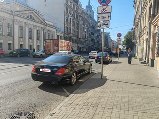 2008 Mercedes-Benz S-Класс 350 V (W221), чёрный, 999000 рублей, вид 4