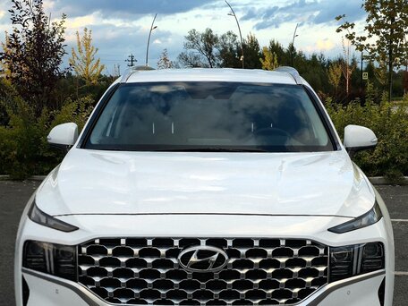 2021 Hyundai Santa Fe IV Рестайлинг, белый, 3550000 рублей, вид 2