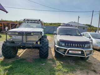 1996 Toyota Land Cruiser Prado 90 Series, серый, 1400000 рублей, вид 1