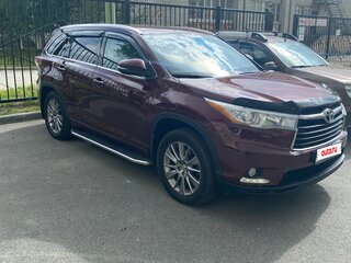 2014 Toyota Highlander III (XU50), фиолетовый, 3000000 рублей, вид 3