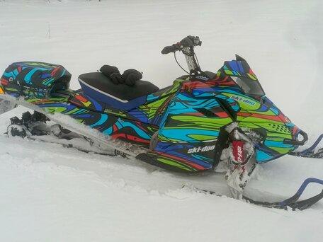 2008 BRP Ski-Doo Summit 800, синий, 600000 рублей, вид 5
