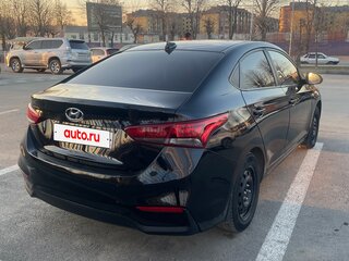 2018 Hyundai Solaris II, чёрный, 1060000 рублей, вид 3