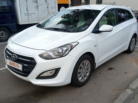 2016 Hyundai i30 II Рестайлинг, белый, 730000 рублей