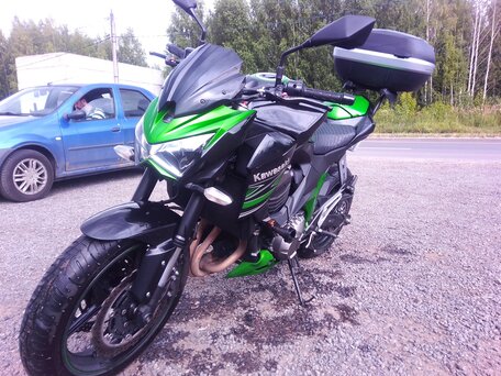 2013 Kawasaki Z 800, зелёный, 600000 рублей, вид 1