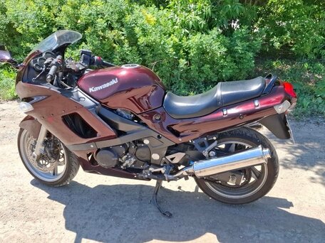 2007 Kawasaki ZZR 400, красный, 300000 рублей, вид 2