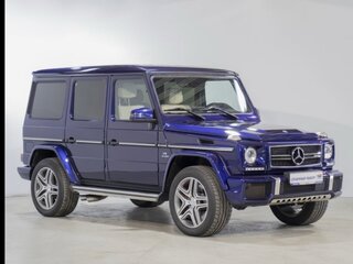 2016 Mercedes-Benz G-Класс AMG 63 AMG I (W463) Рестайлинг 3, синий, 8150000 рублей, вид 5