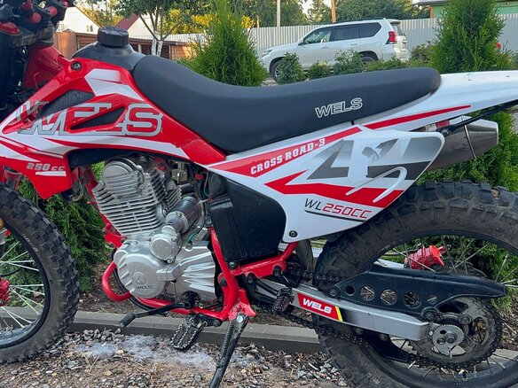 2025 Wels CRF 250, красный, 130000 рублей - вид 1