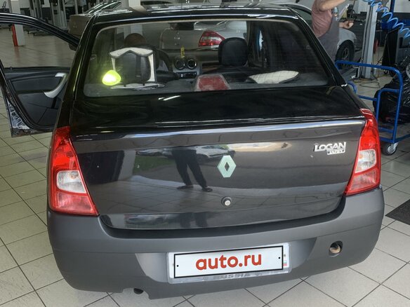 2010 Renault Logan I Рестайлинг, чёрный, 350000 рублей - вид 8
