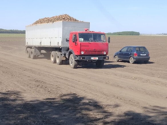 1992 КамАЗ 54112, красный, 550000 рублей - вид 1