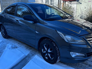 2016 Hyundai Solaris I Рестайлинг, жёлтый, 700000 рублей, вид 2