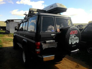 1994 Toyota Land Cruiser Prado 70 Series, чёрный, 3222777 рублей, вид 3