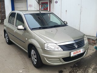 2013 Renault Logan I Рестайлинг, бежевый, 420000 рублей, вид 3
